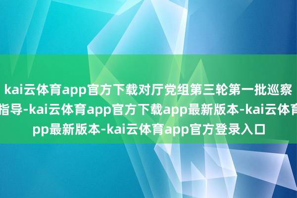 kai云体育app官方下载对厅党组第三轮第一批巡察职责开展中期调研指导-kai云体育app官方下载app最新版本-kai云体育app官方登录入口