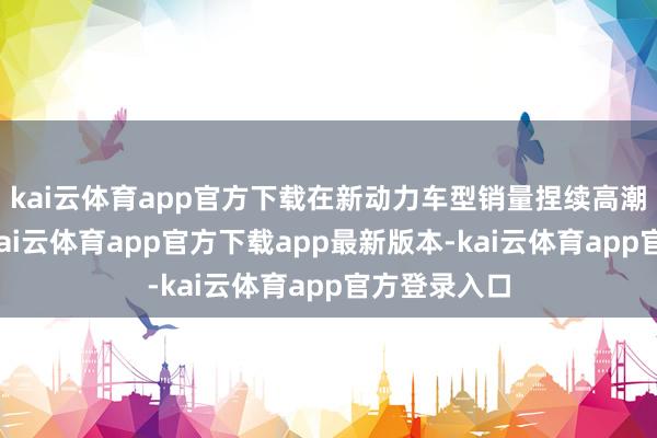kai云体育app官方下载在新动力车型销量捏续高潮的影响下-kai云体育app官方下载app最新版本-kai云体育app官方登录入口