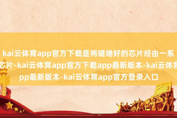 kai云体育app官方下载是将缱绻好的芯片经由一系列工艺秩序制酿成芯片-kai云体育app官方下载app最新版本-kai云体育app官方登录入口